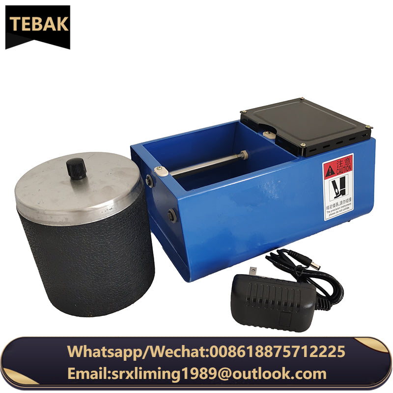 Small Automatic Silicone Roller Polishing Jewelry Tools Equipment Micro Polishing Tumbler Small Rock Tumbler Polishing Machine