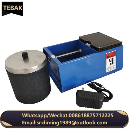 Small Automatic Silicone Roller Polishing Jewelry Tools Equipment Micro Polishing Tumbler Small Rock Tumbler Polishing Machine