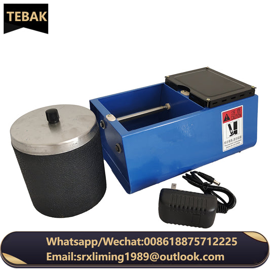 Small Automatic Silicone Roller Polishing Jewelry Tools Equipment Micro Polishing Tumbler Small Rock Tumbler Polishing Machine