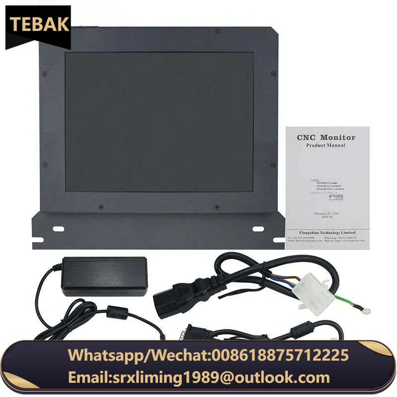 TEBAK CNC Industrial LCD Display Industrial Monitor for Mazak Cd1472d1m Hitachi Cd1472d1m 2 CD1472D1M2-M