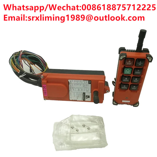 24V F21-E1B Industrial remote controller switches Hoist Crane Control Lift Crane 1 transmitter + 1 receiver