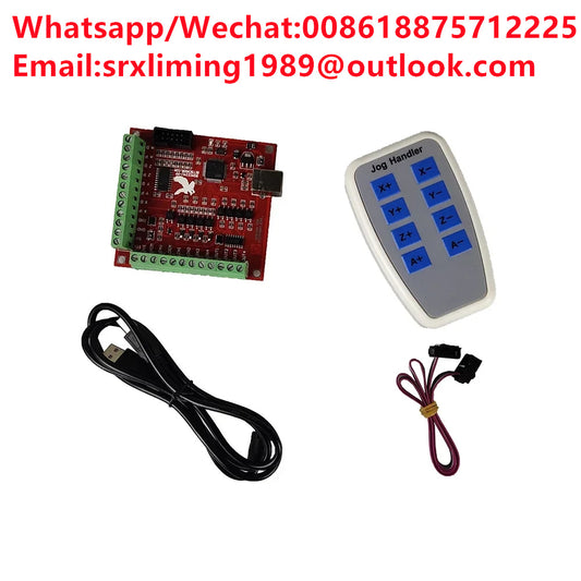 CNC Red Breakout Board USB MACH3 100Khz 4 Axis Interface Driver Motion Controller Driver Board