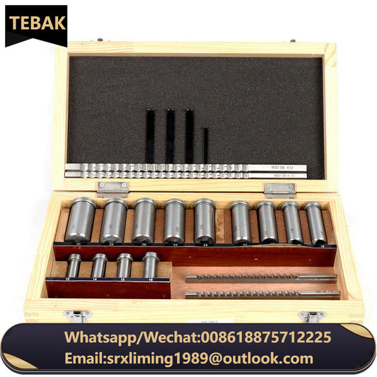 TEBAK HSS Metric Keyway Broach 30/pcs Sets with Shim Hss Metric Keyway Broach Set Customized Lathe Broaching Tool