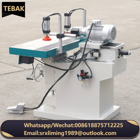 A TEBAK MZ6413 2000 mm Multipurpose Vertical Single Spindle Milling Machine Woodworking Shaper Moulder Router Carpentry Tools