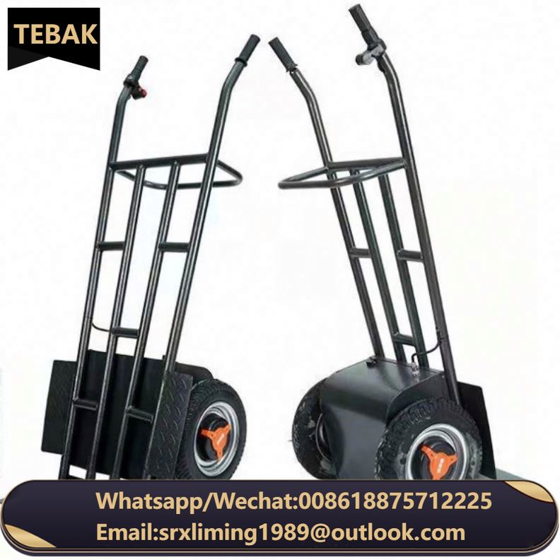 Factory Wholesale Electric Hand Truck Capacity 600KG Battery Powered Hand Truck Lithium Battery Hand Trolley for Material Moving