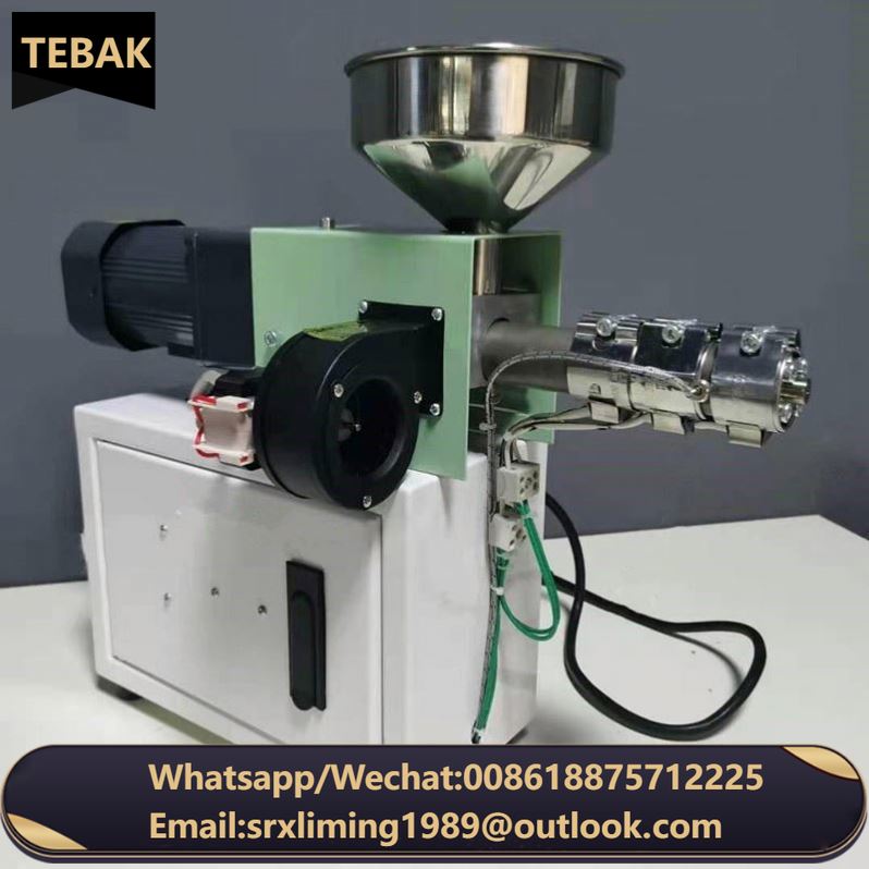 TEBAK Granulating Line Small Pelletizing Extruder Diy Scale Material Plastic Small Lab Scale Desktop Extruder Screw Machine
