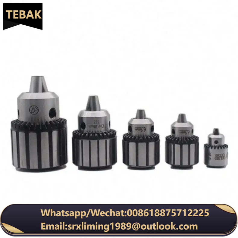 TEBAK Taper Thread B10 B12 B16 B18 B22 Drill Chuck Wrench Rotation Clamping 1mm 5mm 13mm 16mm 20mm Tool Rest Drill Chuck