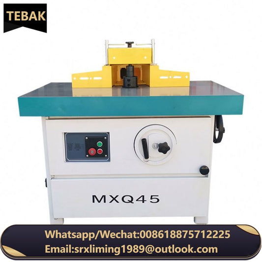 A TEBAK XJ-20 High Quality Woodworking Spindle Moulder Machine Mx5117b End Miller Automatic Wood Shaper Cutter