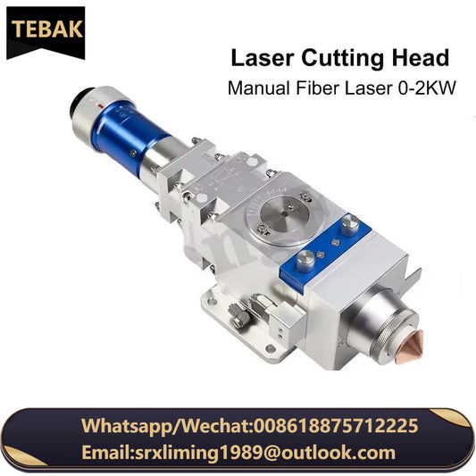 CNC WSX 0-2kw Fiber Laser Cutting Head Manual Cutting Head 2000W for Metal Cutting CL100 FL125