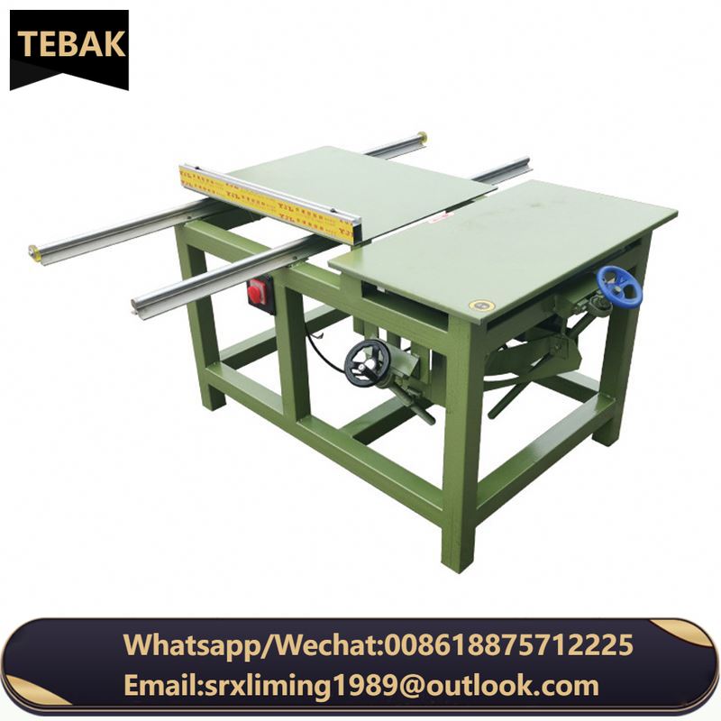 TEBAK Professional Board Small Sliding Table Panel Saw Cutting Machine for Making Furniture Can Cut at 45 Angles Are Sold