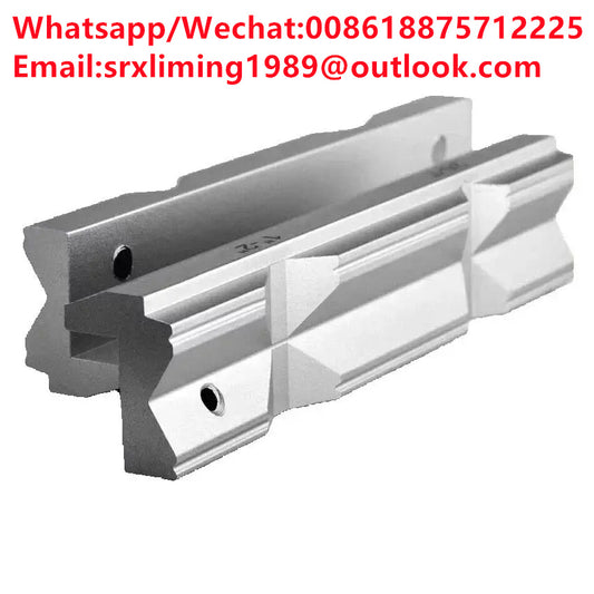 CNC Milling Steel Vise Hard Jaw Fixture V-Type Jaw Aluminum Alloy 4" or 6"  1Set