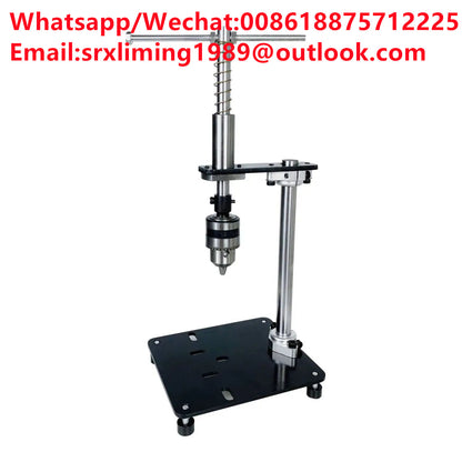 Manual Tapping Machine Small Vertical Desktop Tapper Adjustable T-Handle Tap Holder Wrench B12 1.5-10MM Chuck