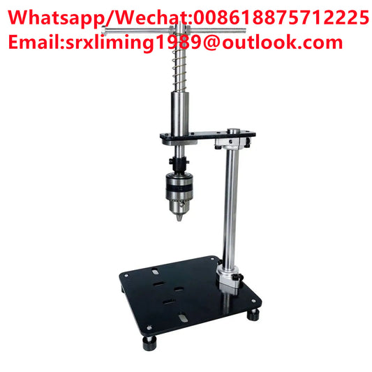 Manual Tapping Machine Small Vertical Desktop Tapper Adjustable T-Handle Tap Holder Wrench B12 1.5-10MM Chuck