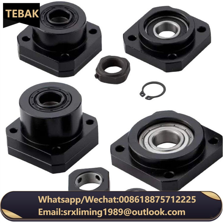 TEBAK D-03 SFU1605 SFU1604 Ballscrew Ball Screw End Support FK12 Fixed Side FF12 FK10 FK 10 FK15 FK15 FF20FK20 Floated Side