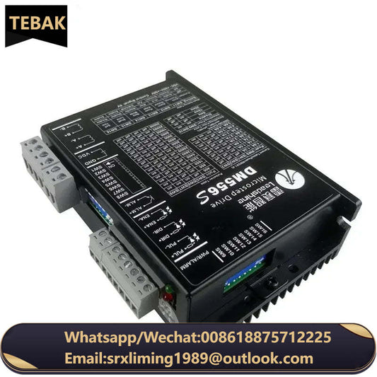 TEBAK CNC Spare Tools 2Phase Stepper Motor Driver DM556S Power Supply Voltage 20-50VDC Current 4.2A 5.6A Engraving Machine