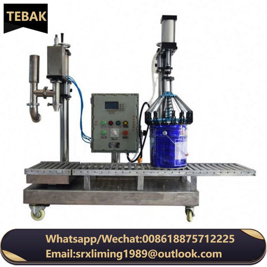 XSH-2 TEBAK Factory Supply Plastic Bucket Weighing Filling Equipment / Weigher Filling Machine