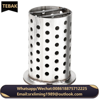 TEBAK Stainless Steel Perforated Flask Jewellery Making Casting Tools Jewelry Casting Customize Gypsum Flasks Perforated Flask