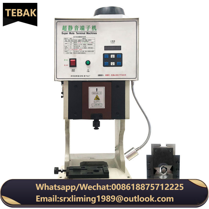 TEBAK TK-24 Fully Automatic High-speed Terminal Crimper 2.0T Low Noise Super Mute Terminal Crimping Machine