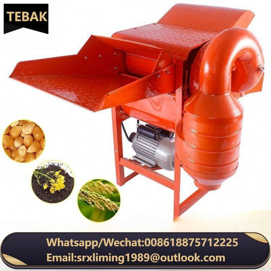 Wheat Rice Thresher Multifunctional Thresher Household Paddy Rice Thresher Machine