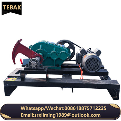 A TEBAK 4KW High-power Electric Wood Splitter, Wood and Tree Splitting Machine Equipment, Small and Convenient Wood Splitter