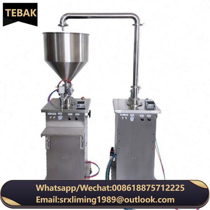 TEBAK SY-500L Semi-automatic Cosmetics Cream Toothpaste Pneumatic Vertical Filling Machine Semi Automatic Filler Machine