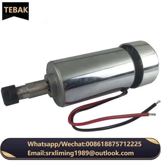 TEBAK DC12V-48V 300W Spindle Engraving Machine Spindle Motor Air-cooling Cnc Spindle DC Motor CNC Engraving ER11