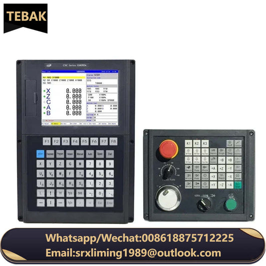 Vertical absolute 4 axis G-code CNC Milling controller total CNC vmc solution similar as GSK logo customized CNC1500MDC-4
