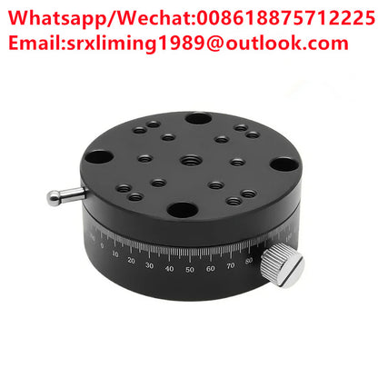 REG25 40 60 R-Axis Rotary Micro-Adjustment Stage High-Precision Knob-Feed Positioning Platform for Optical Alignment Model