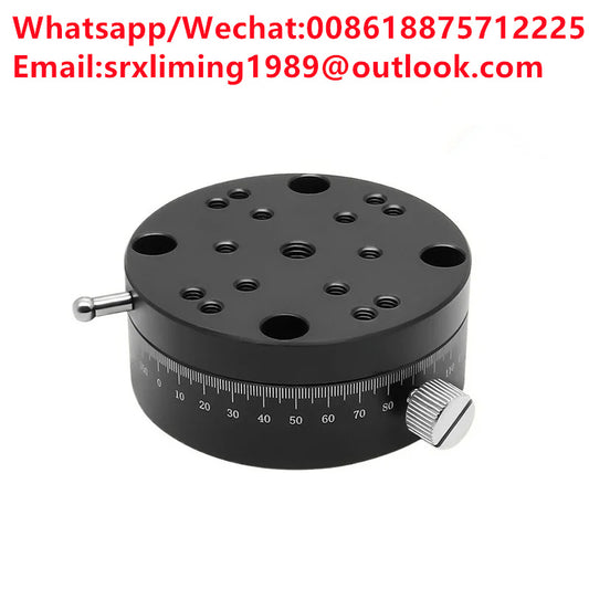 REG25 40 60 R-Axis Rotary Micro-Adjustment Stage High-Precision Knob-Feed Positioning Platform for Optical Alignment Model