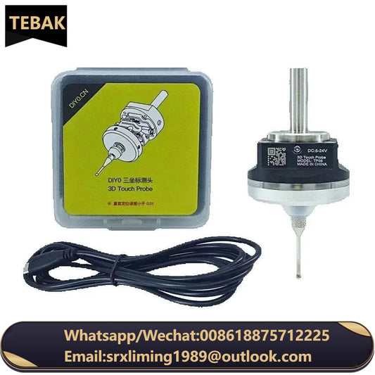 The Latest Upgrade V6 Anti-roll 3d Touch Probe Edge Finder Centering Desktop Cnc Probe Compatible with Mach3 and Grbl