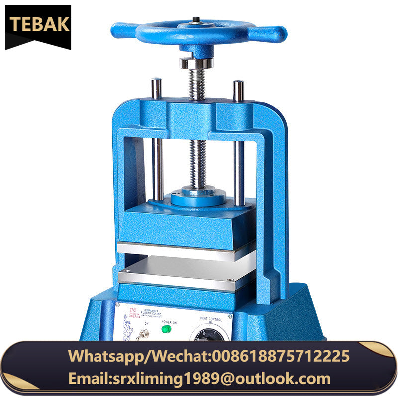 TEBAK Jewelry Molding Machine Wax Mold Pressing Vulcanizing Vulcanizer Rubber Mould Pressing Machine Manual Heat Press Machine