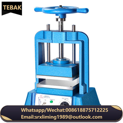 TEBAK Jewelry Molding Machine Wax Mold Pressing Vulcanizing Vulcanizer Rubber Mould Pressing Machine Manual Heat Press Machine