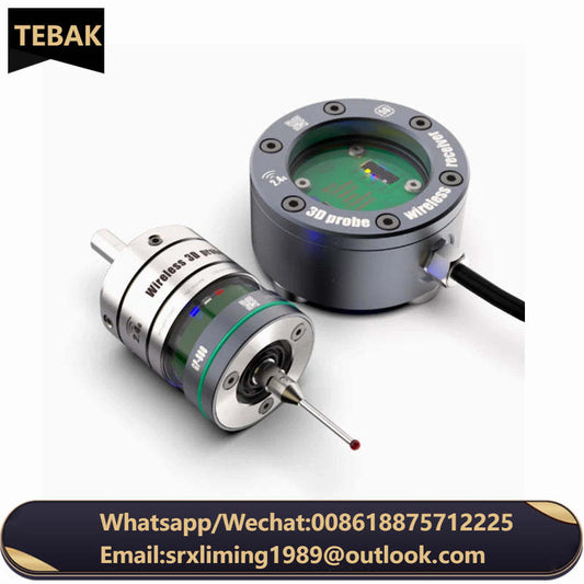 TEBAK GP-800 Wireless Probe Tool for CNC Machining Centers 3D Edge Finder Centering Rod Replacement Renishaw Marposs Cyclmotion