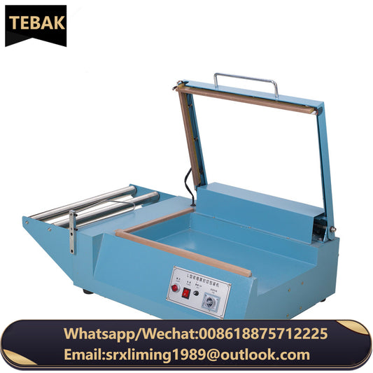 TEBAK L Bar Manual POF PVC PP Film Wrap Bag Box Cutting Sealer Sealing Machine for Shrink Tunnel Machine Shrink Sleeve Cutter