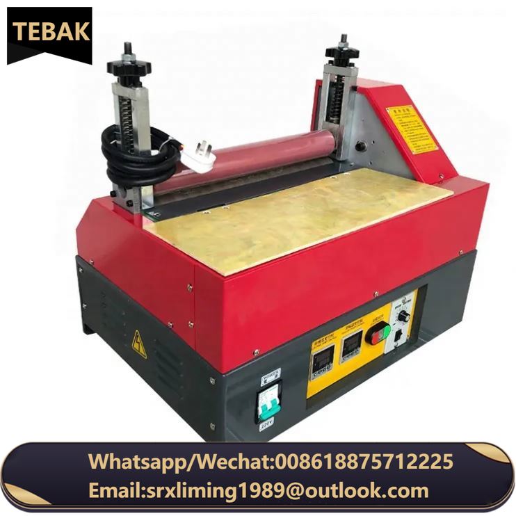 TEBAK Hot Melt Glue Roller Coater Coating Gluing Machine Paper Sanitary Products Box EVA Hot Melt Gluing Machine