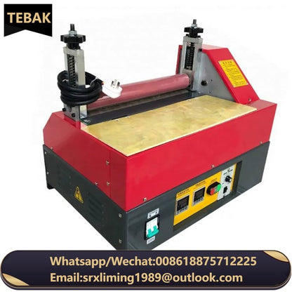 TEBAK Hot Melt Glue Roller Coater Coating Gluing Machine Paper Sanitary Products Box EVA Hot Melt Gluing Machine