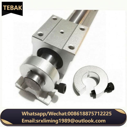 D-29 Shaft Collar Single Split SCS SBR Aluminum Clamping Collar Shaft Collars with Set Screw Silver Tone