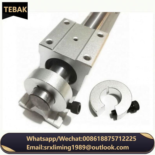 D-29 Shaft Collar Single Split SCS SBR Aluminum Clamping Collar Shaft Collars with Set Screw Silver Tone
