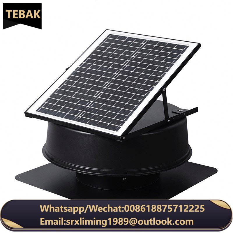 France Solar Upblast Roof Fan Greenhouse Ventilation Warehouse Roof Mount Whirlybird Circulation Extractor for Smoke Extraction