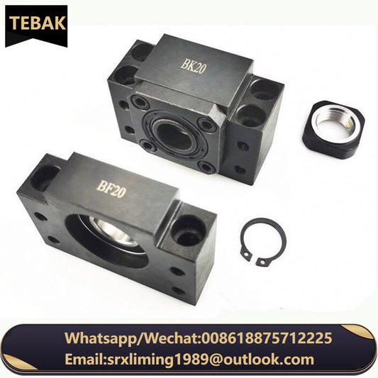 TEBAK D-02 FK10 FK12 FK15 FK20 FK25 FK30 BK15 BF15 25 35 FF0 Fixed Ends Support Unit Stocked Support Unit BF Ball Screw Kits