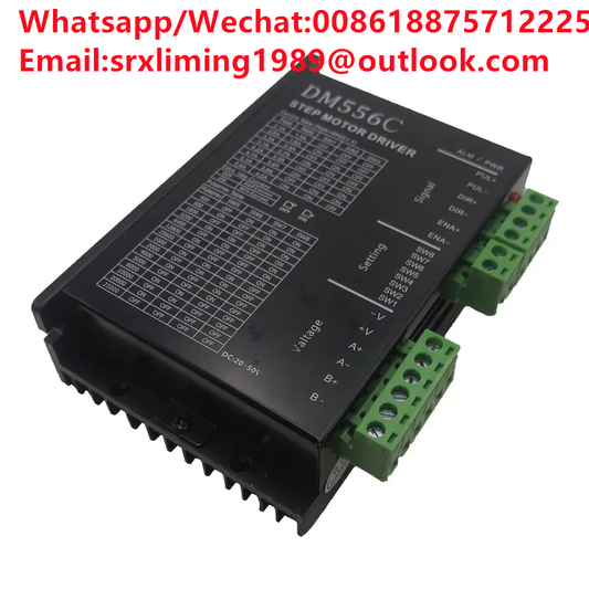 TEBAK CNC Accessories a Single Power Supply signal 5V-24V Universal 2-phase Digital Stepper Motor Driver DM556C DC20V-50V