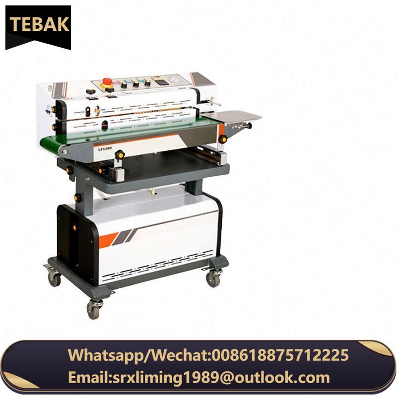 TEBAK SY-LF1080B Continuous Vacuum Air Suction Nitrogen Gas Flushing Bags Band Sealing Machine