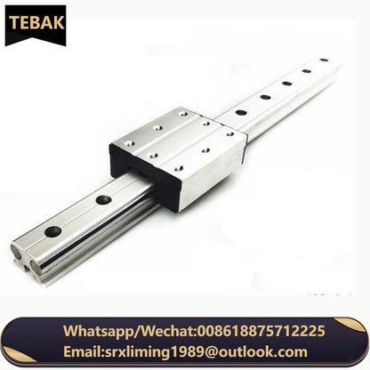 TEBAK D-19 LGD12 Dual-shaft Linear Rail Series Double Axis Roller Guide LGD6 LGD8 LGD16