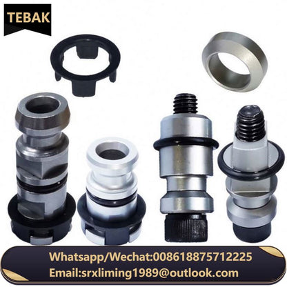 TEBAK Vise Self-centering Manual Spigot Automatic Spigot Latin Ring EDM Sparking Machine Collet Precision Electrode Holder ER 3R