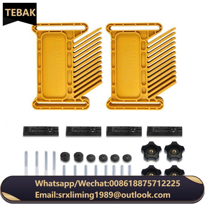 TEBAK W-50 2pcs Woodworking Gauge Tools Boards for Router Table Saw and Cutting Auxiliary Tools