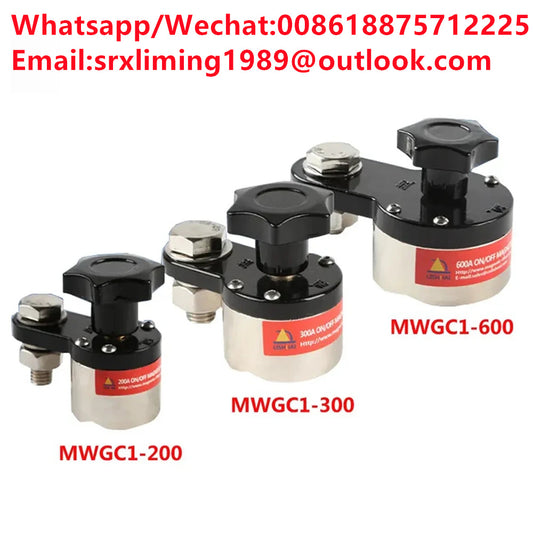 200A/300A/600A Strong Magnetic Large Suction Welding Head 70kg Magnetic Ground Clamp for Mig Welding