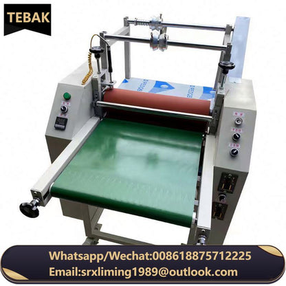TEBAK Thermal Film Laminator Equipment for Paper Phone Film Flat Object Semi Automatic Roll Laminating Machine