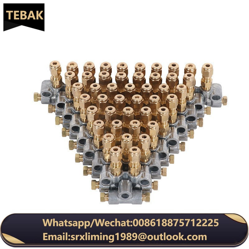 TEBAK Quantified Decompression Thin Oil Distributor Lubrication Fitting Centralized Lubrication System