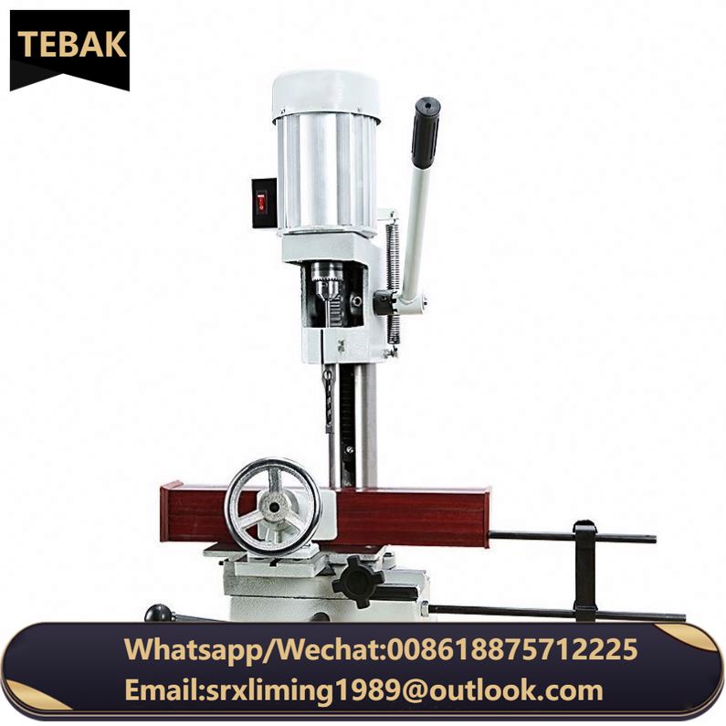 TEBAK MK361A 750W/1200W Mortiser Mortising Machine Woodworking Tenoning Machine Punching Square Drilling Hole Machine
