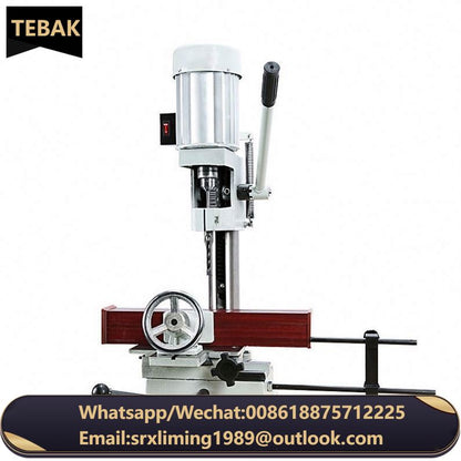 TEBAK MK361A 750W/1200W Mortiser Mortising Machine Woodworking Tenoning Machine Punching Square Drilling Hole Machine
